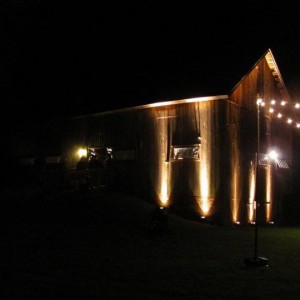 Up Lights Combsbury barn